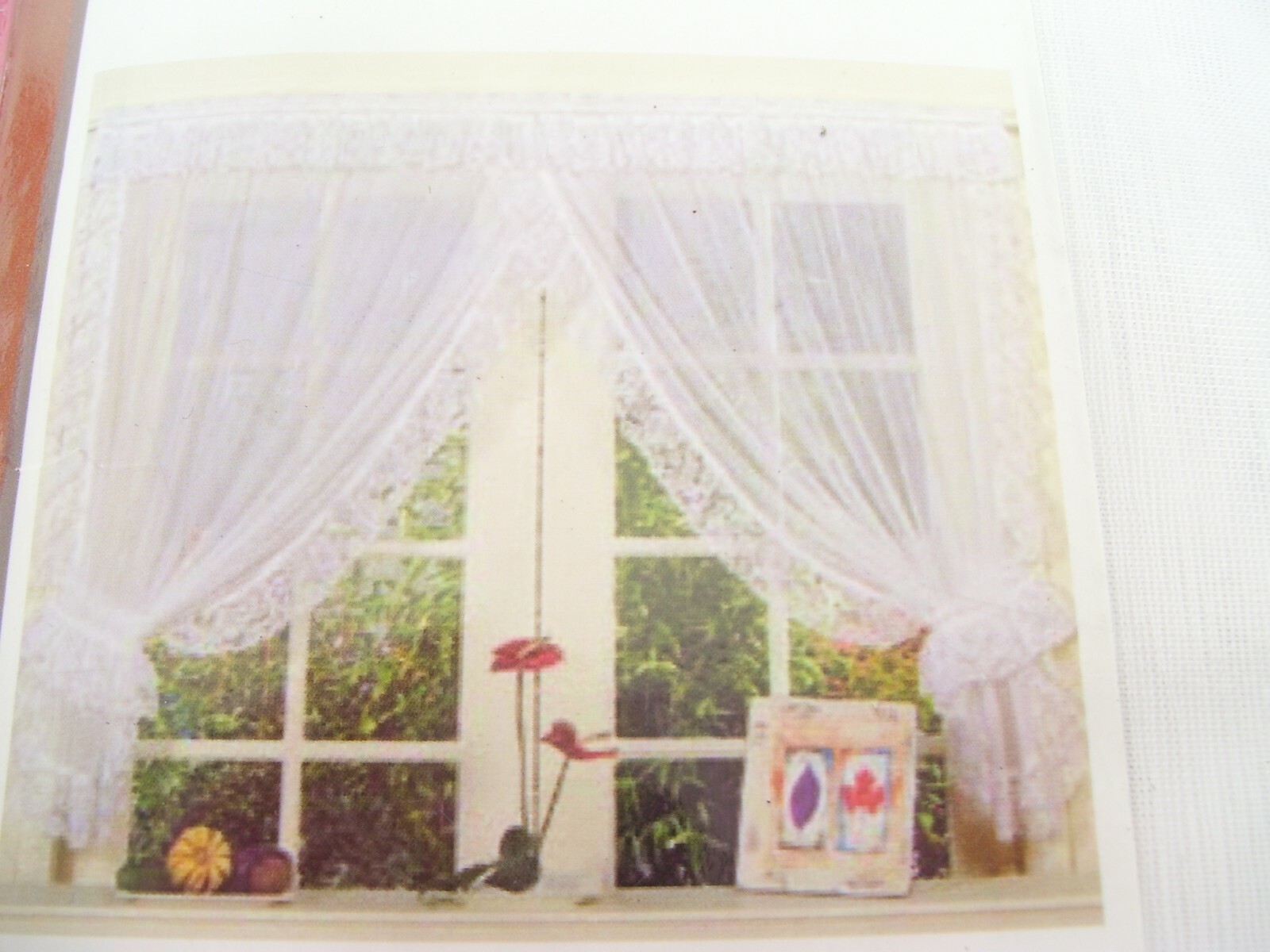 LACE CURTAIN SHEER WINDOW DOOR DRAPE FABRIC HOME 270 X 137CM FILGREE PRINCESS