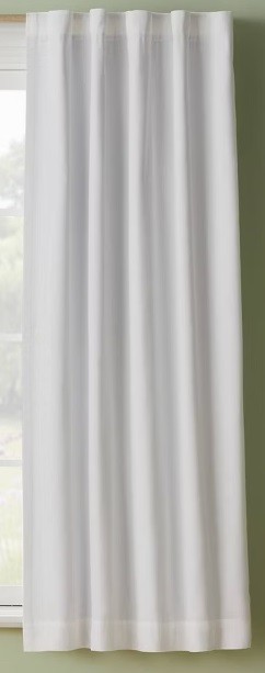 Pillowfort 42″ x 63″ Twill Solid Kids’ Blackout Curtain Panel White# 097040105