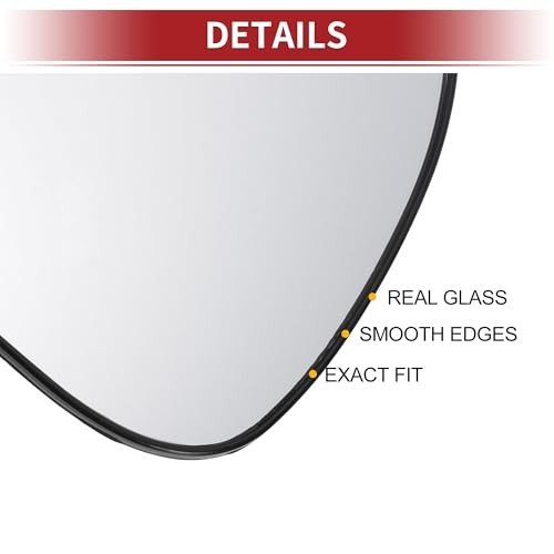 Car Rearview Left Driver Side Mirror Glass for KIA Picanto 2012-2020 with