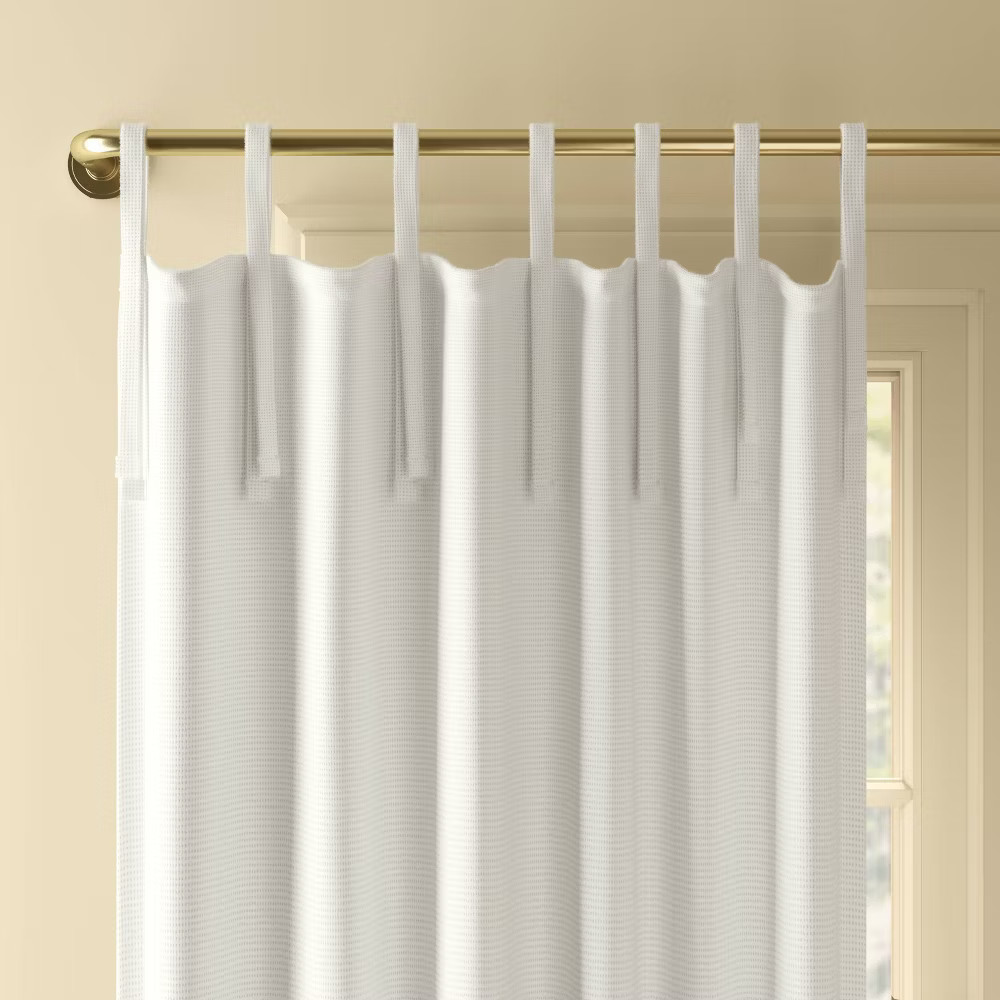 out Aruba Tie-Top Curtain Panel – Threshold