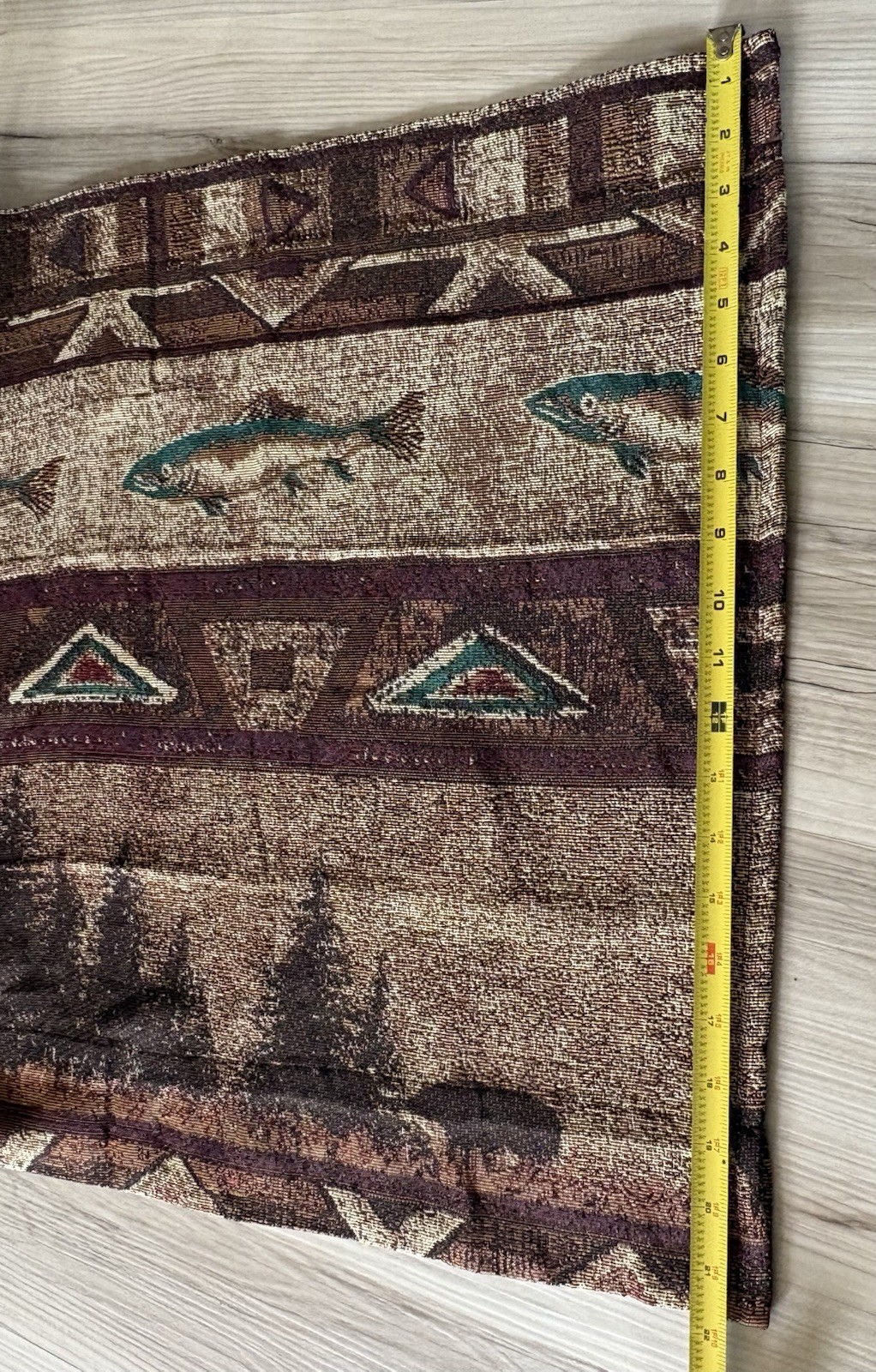 (3) Croscill Bear Mountain Unlined Tailored Valances 54×22 Inches