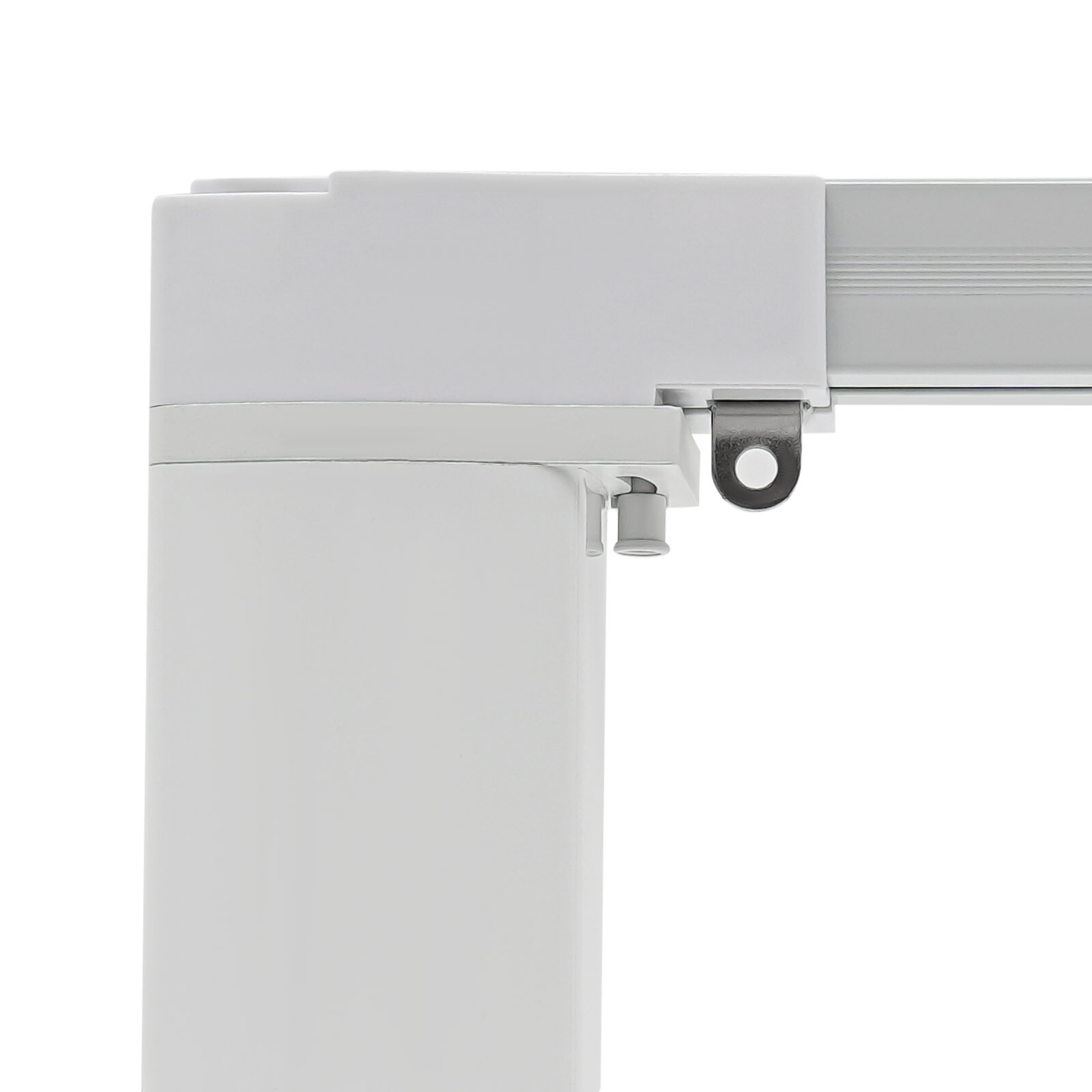 Smart Motorized Curtain Track W/ Remote Control Electric Curtain Track White USA