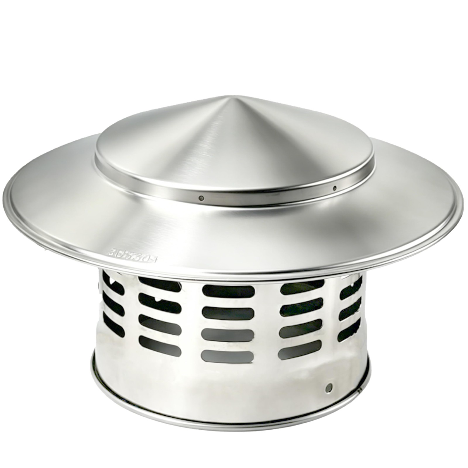3 Inch Stainless Steel Chimney Cap Heavy Duty Stove Pipe Cap with Mesh Screen…