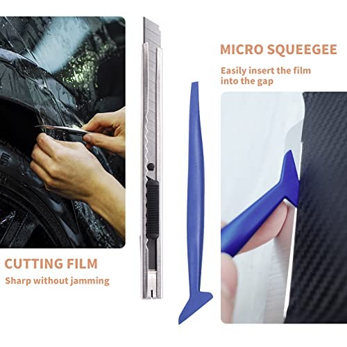Vinyl Wrap Tool Kit Window Tinting Felt Squeegee Knife