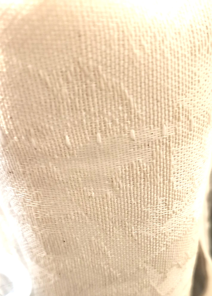 Burlington Pinch Pleated Draperies Pair 2 Panels 50Wx84L Natural Off-White NEW