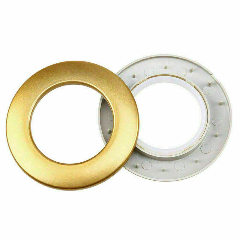 1-40 Pcs Curtain Eyelet Ring Snap For Blinds Drapery Circle Slide Clip Grommet