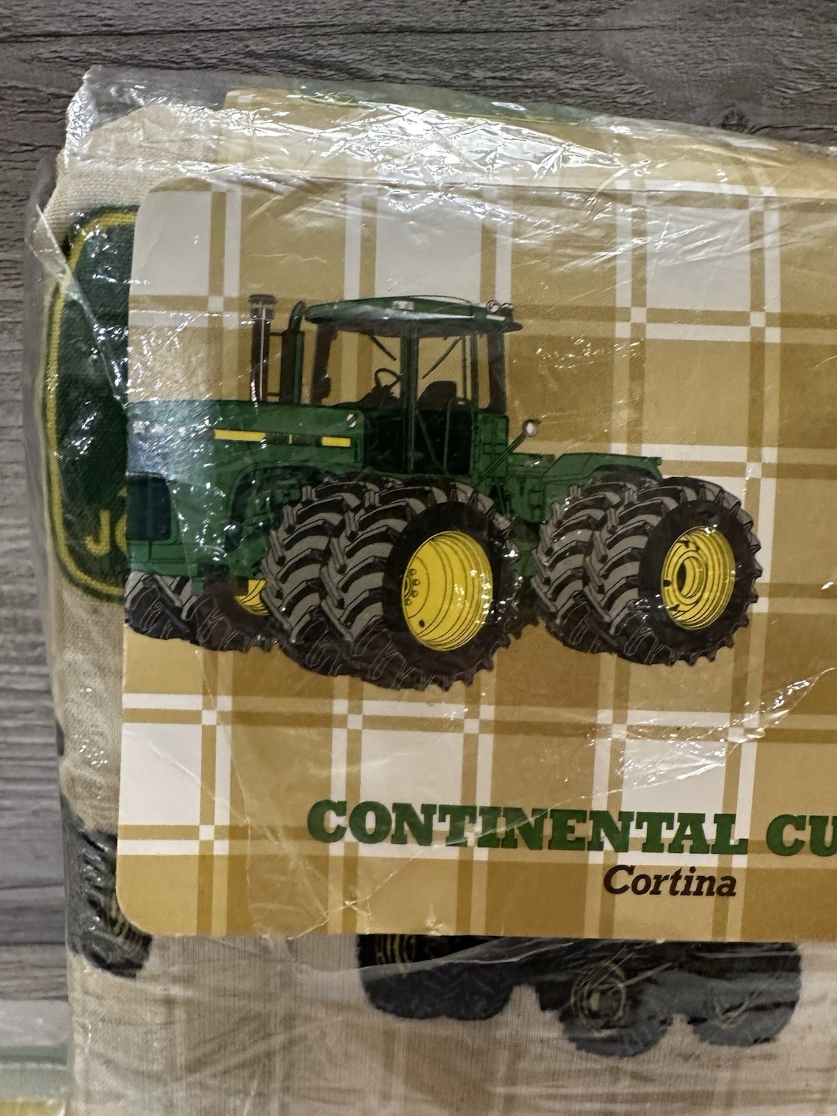 John Deere Tractor Logo Continental Curtain Springs Home USA 80×63” +60×10” Val