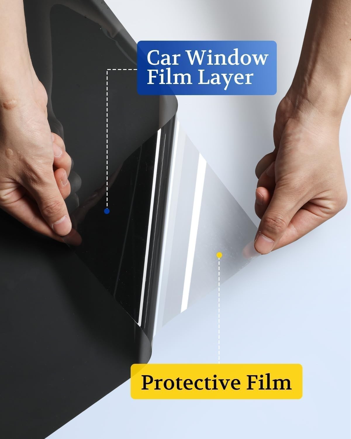 15% VLT 20″ × 20FT Ceramic Car Window Tint Film, & 99% UV Blocking Privacy Pr…