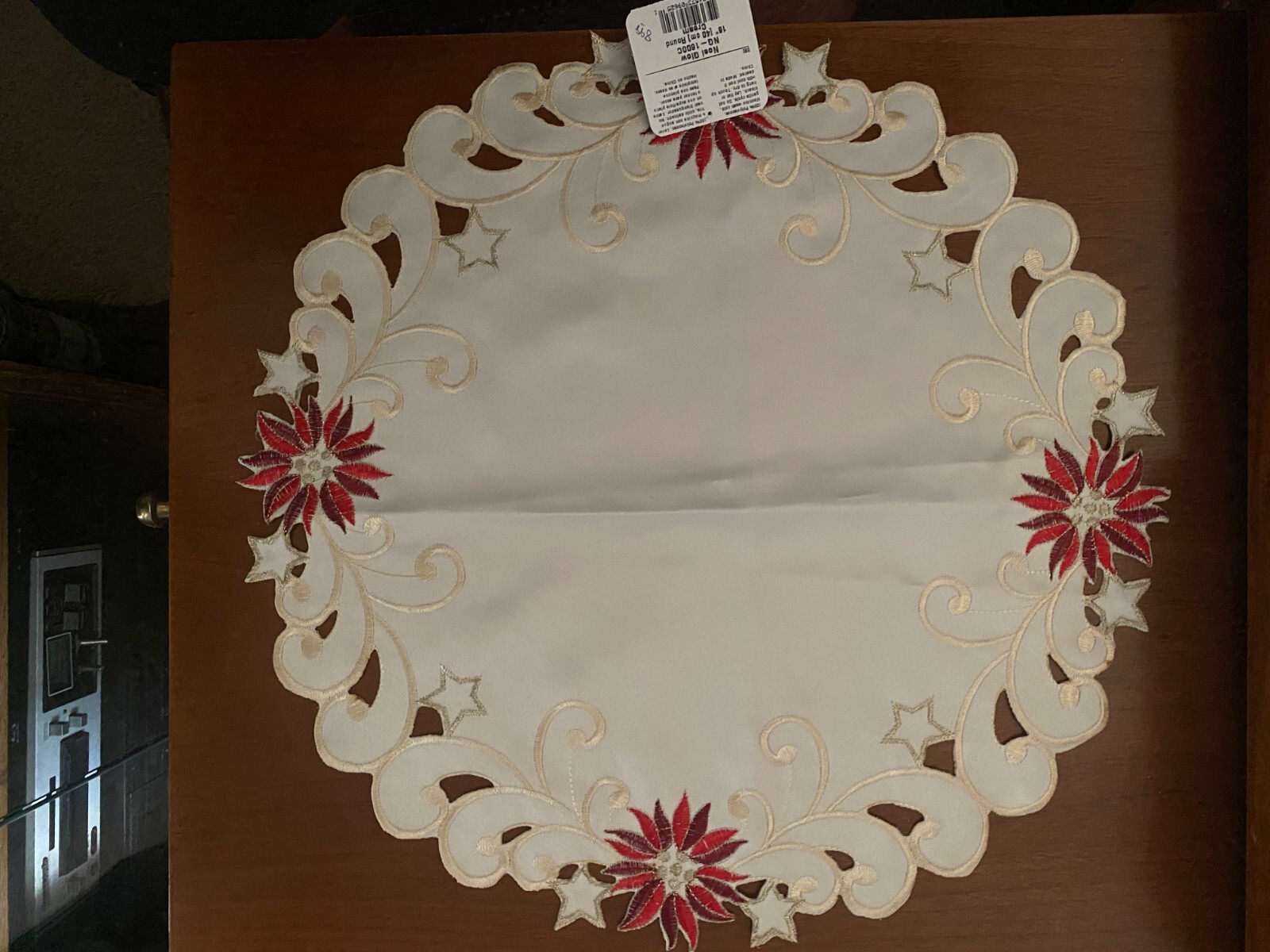 Heritage NEW #NG-1600C Christmas Noel Glow, Dolly ,Cream color, set of 3 units