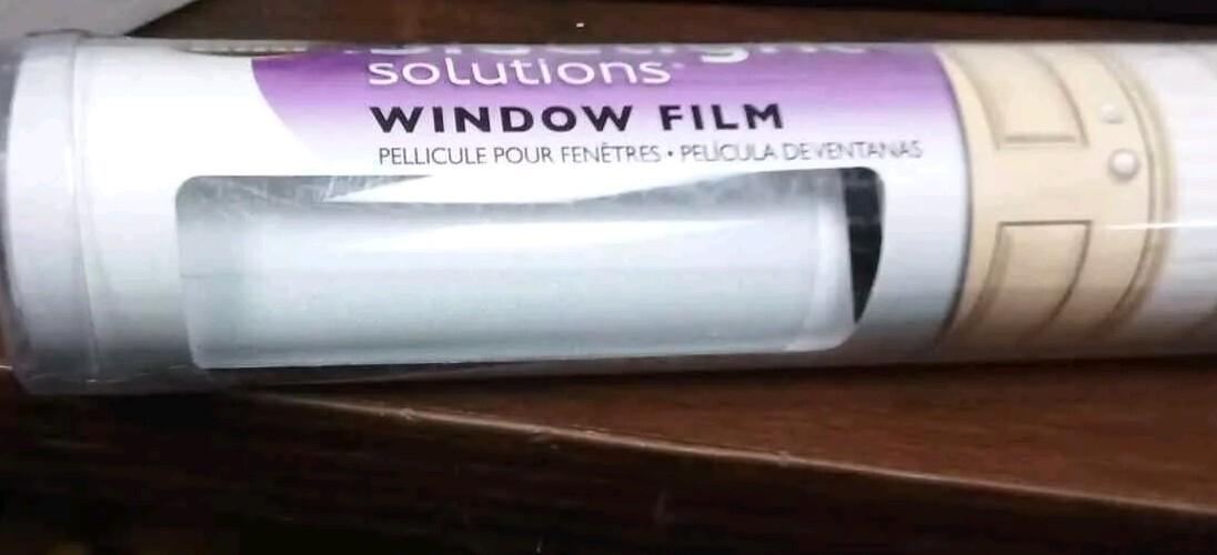 GILA Sidelight 12-in W x 6-1/2-ft L Frosted Faux Blinds Privacy/Decorative 81570