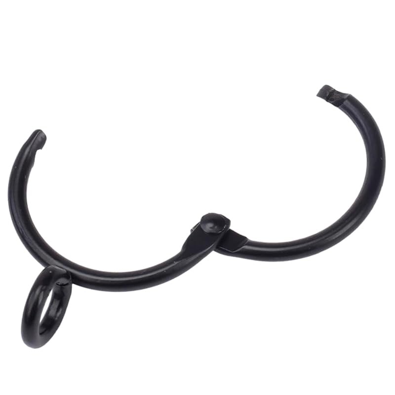 50 Pcs Openable Curtain Rings with Eyelets 1.5Inch Strong Metal Heavy Duty Ru…