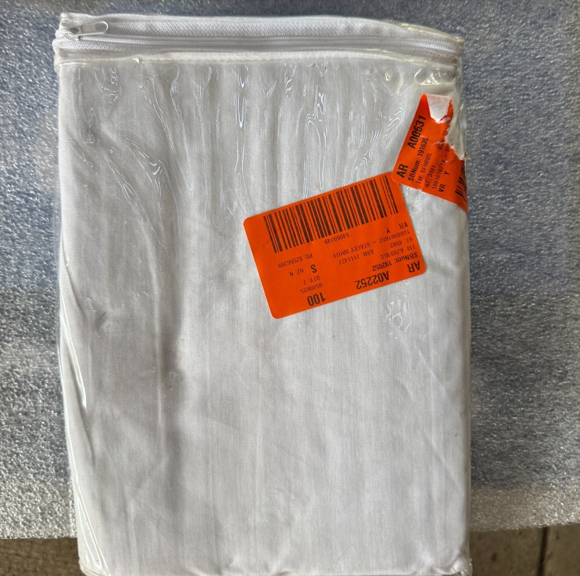 Ellis Curtain Stacey White Solid 56 in. W x 45 in. L Tailored Tier Curtain Pair