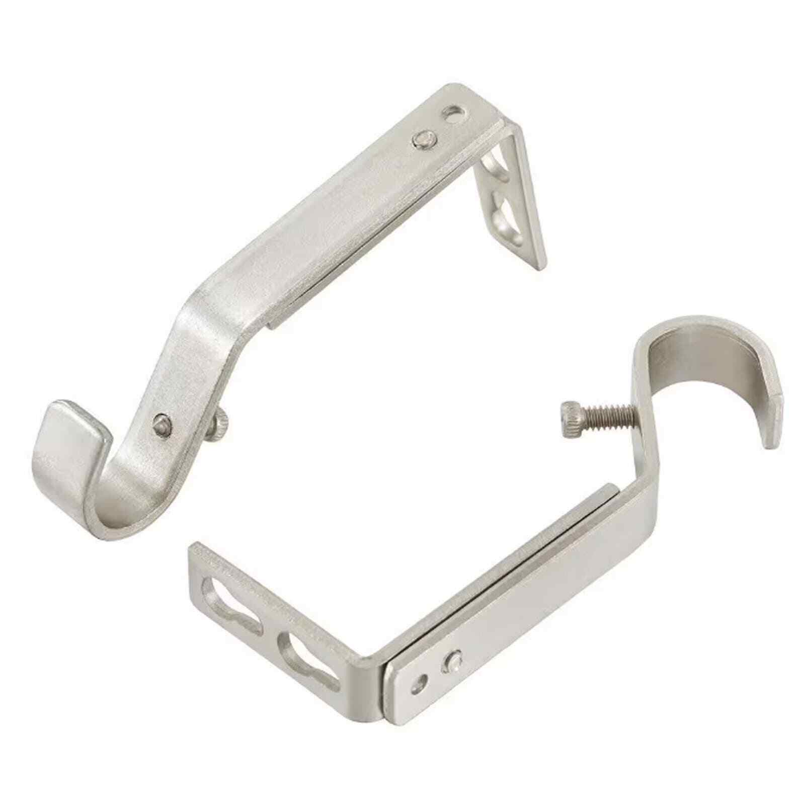 66″ – 120″ 3/4 in. Single Curtain Rod Kit, Brushed Nickel with Geometric Finials