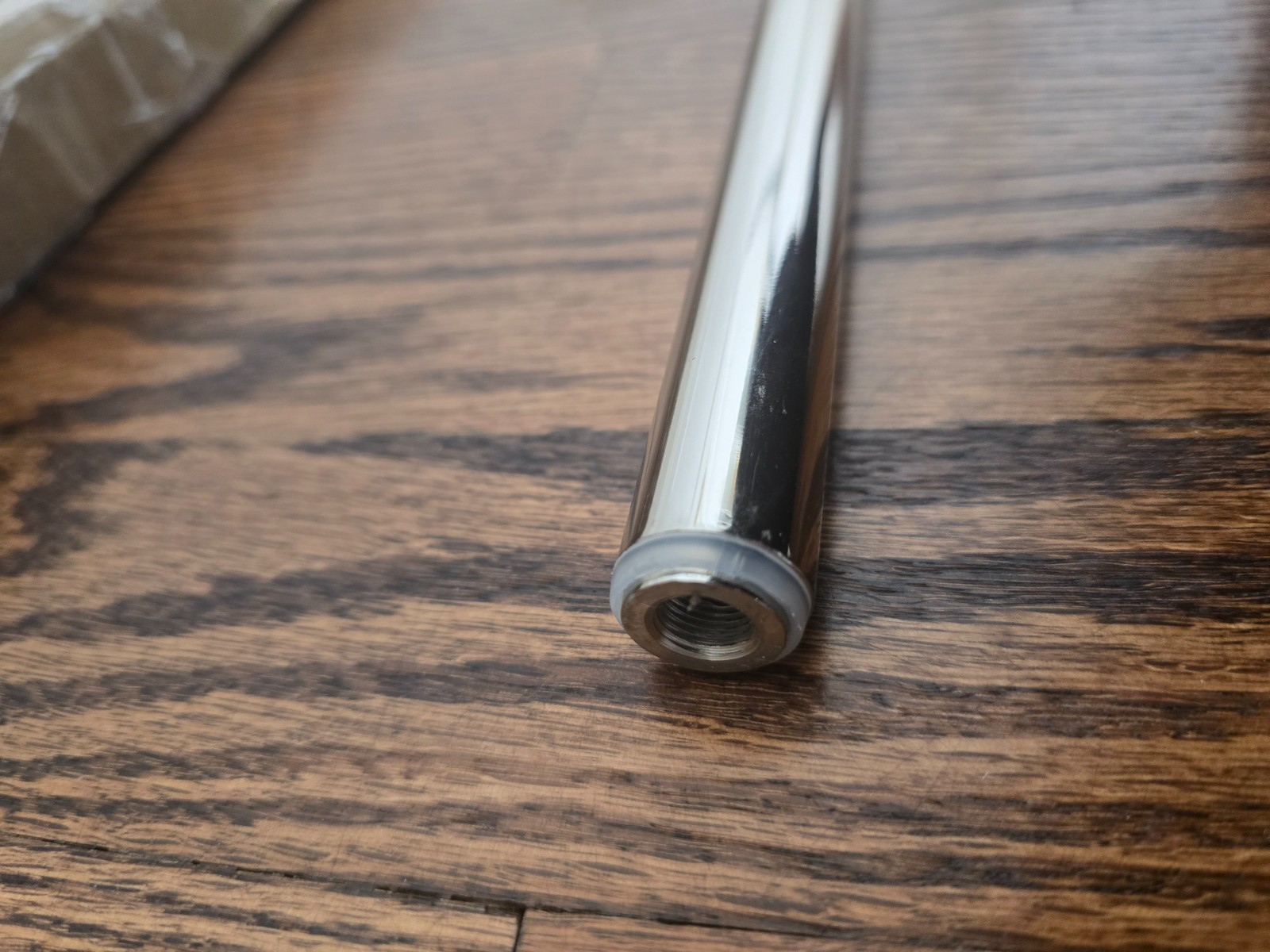 Restoration Hardware Bayonne Solid Brass Extension Rod S 48 -88″ polished nickel