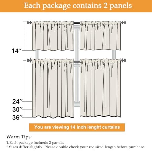 Floral Sheer Valances for Windows – Pink 42″W x 14″L (Pack of 2) Multi Color