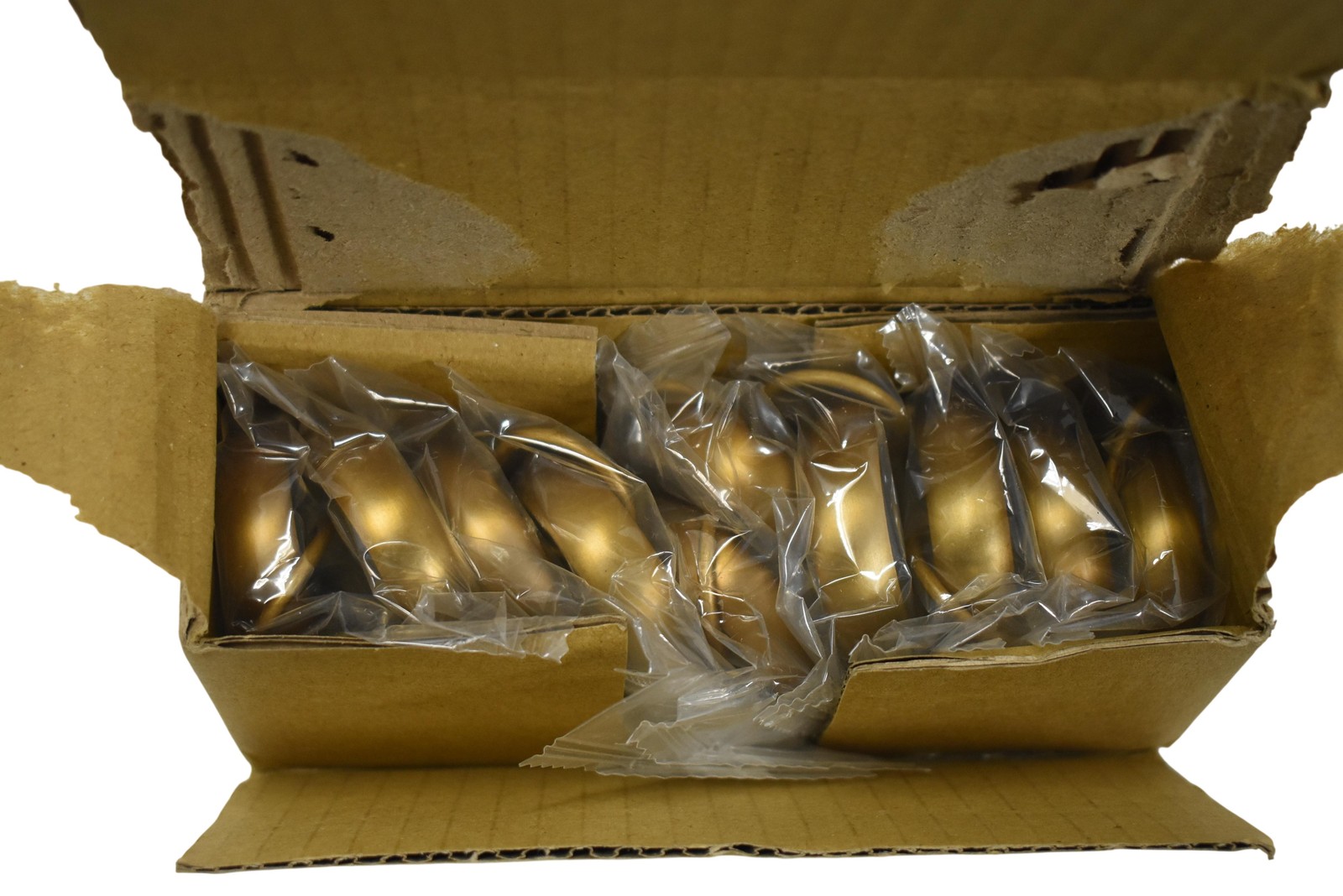 Pottery Barn Curtain Rings Gold Metal Classic Window Drapery Hardware Set