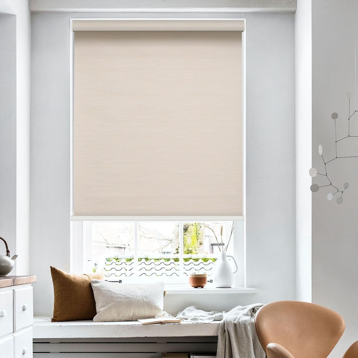 Changshade CUSTOM CUT Roller Shades Blackout Roller Window Blinds