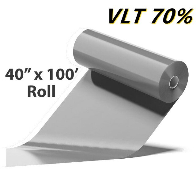 Uncut New 40″x100FT 2 Ply Black VLT 70% Car Window Tint Film Roll