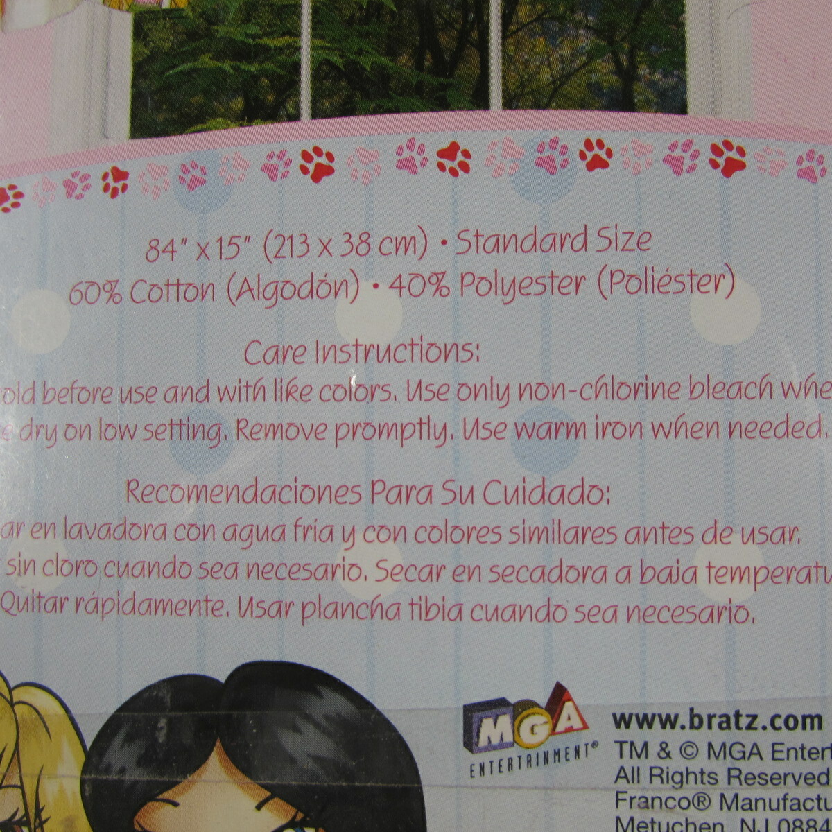 Lil’ Bratz Wild Ride 84″ x 15″ Decorative Valance Lot of 3