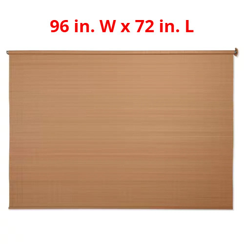 Outdoor Patio Porch Deck Roller Blind Sun Shade Roll Up Exterior 96″ W X 72 In L