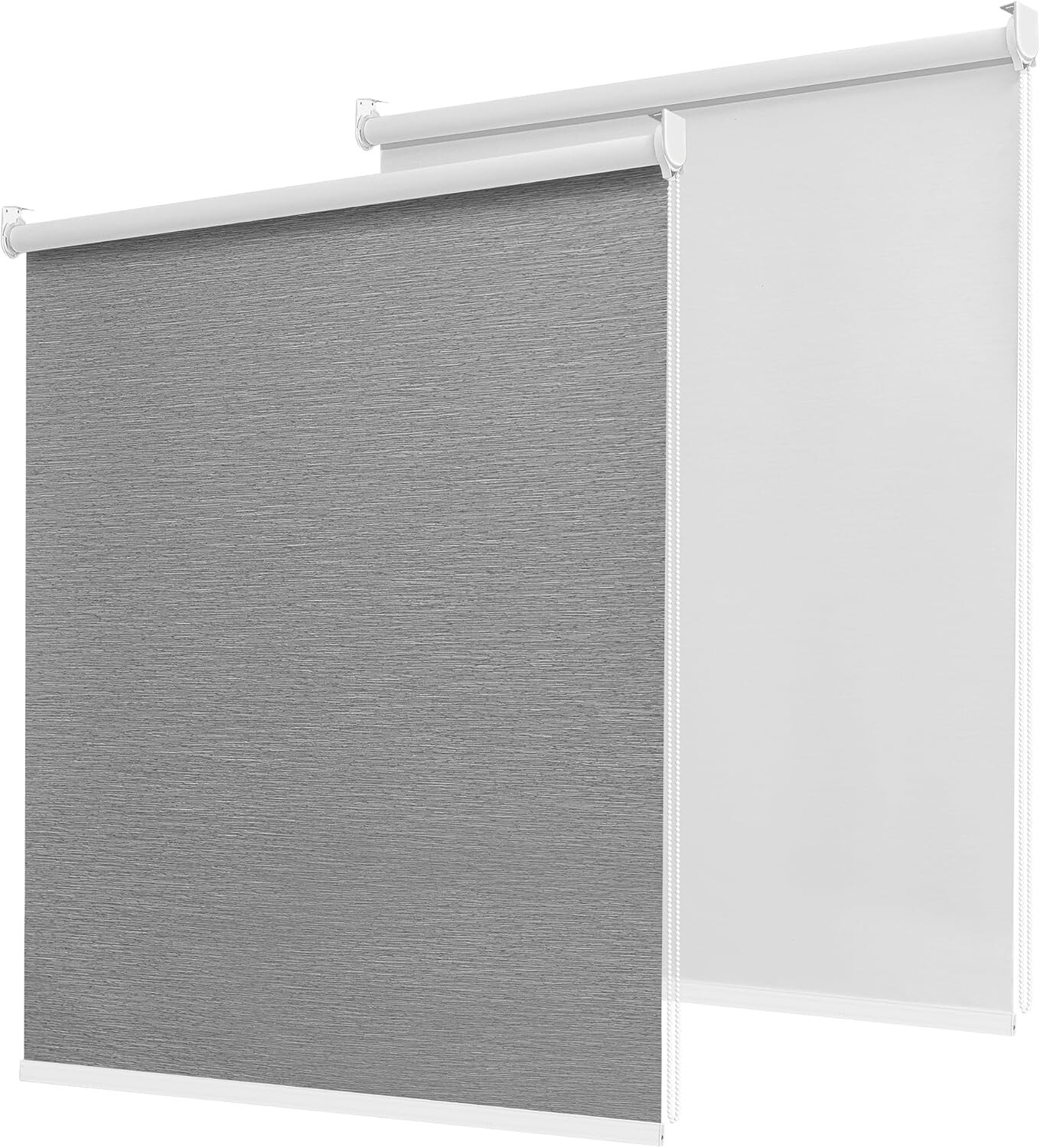 34″ W x 72″ H 100% Blackout Roller Shades for Indoor Windows w Thermal Insulated