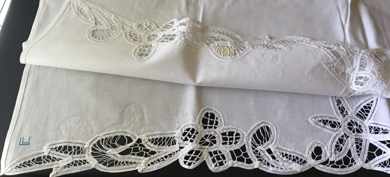Heirlooms Vintage Battenburg Lace Valance 18 X 84