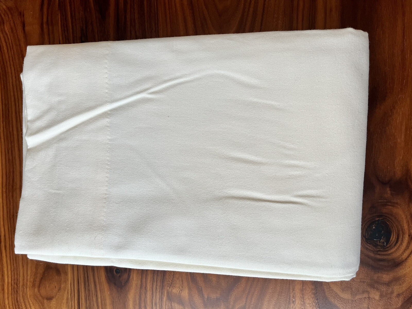 Restoration Hardware (RH) Cotton Canvas Drapery Panel (One), Warm White 108×50