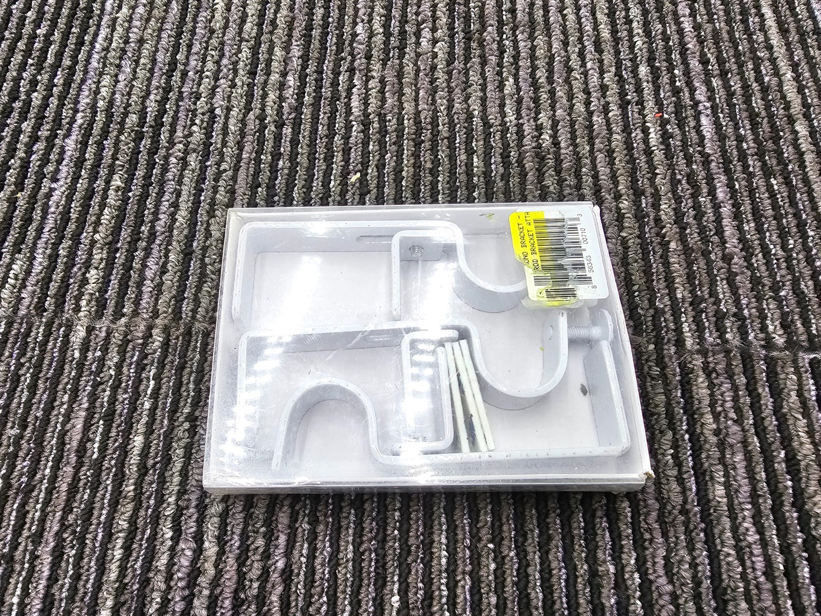 (QTY 6) NONO Bracket Outside Mounted Blind Curtain Rod Bracket Attachment