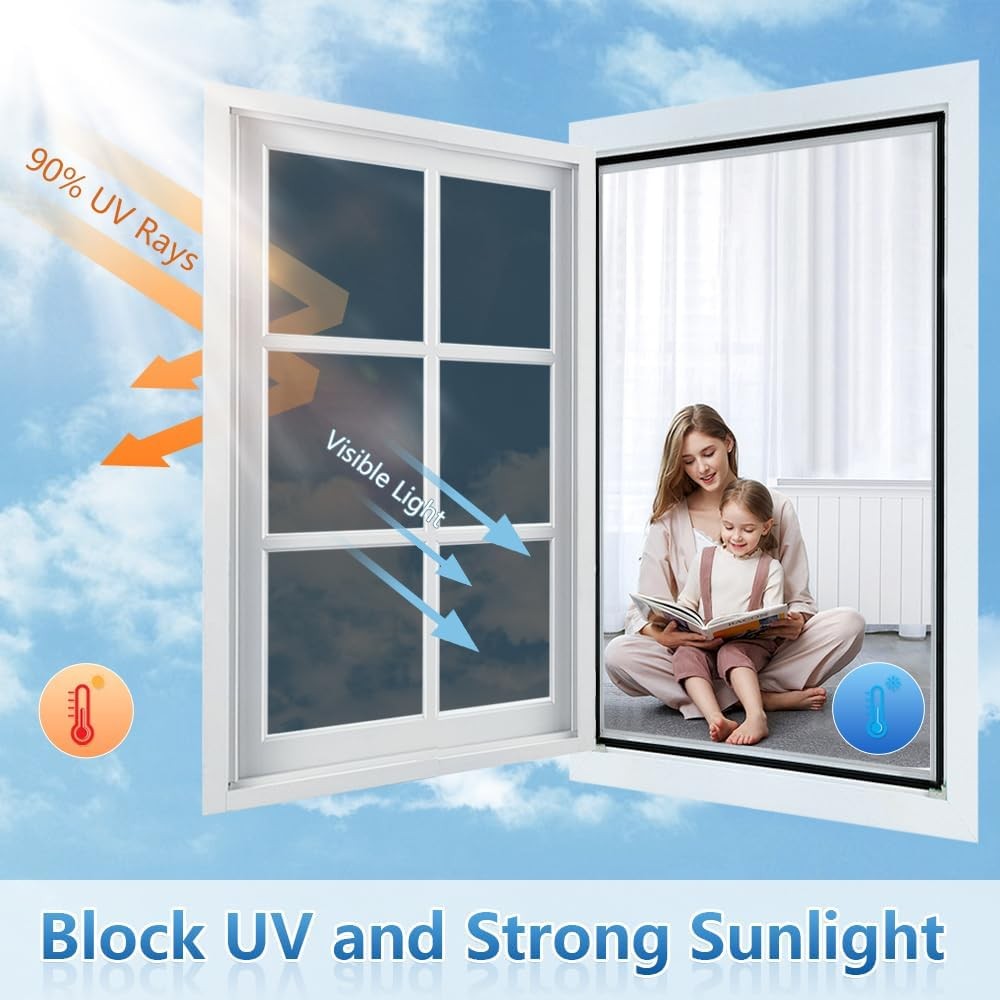 One Way Mirror Window Film Privacy Heat UV Reflective Control Tint for Office