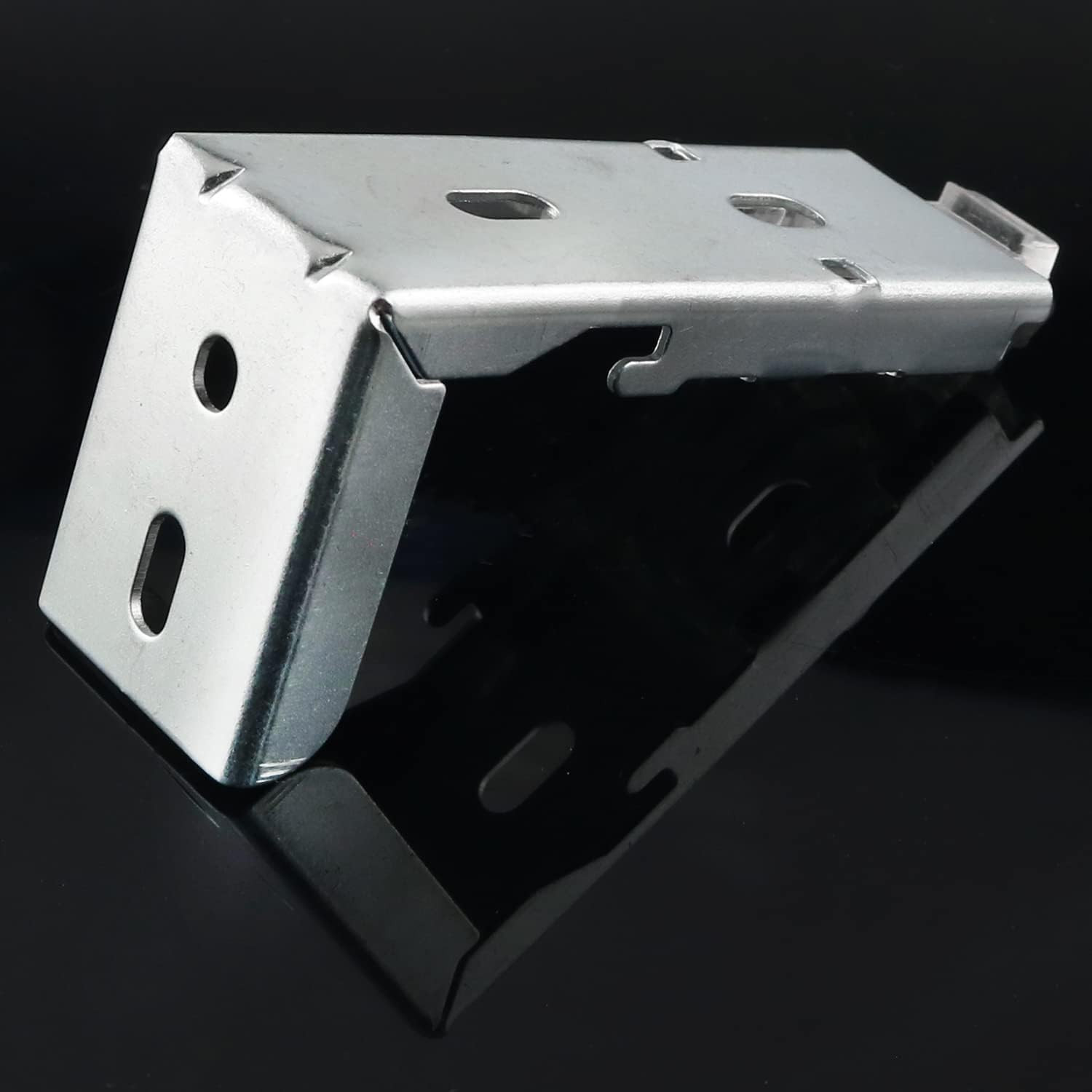 Mounting Bracket Snap Metal Clip 2PCS Fixed Code Roll Curtain Mounting Bracket