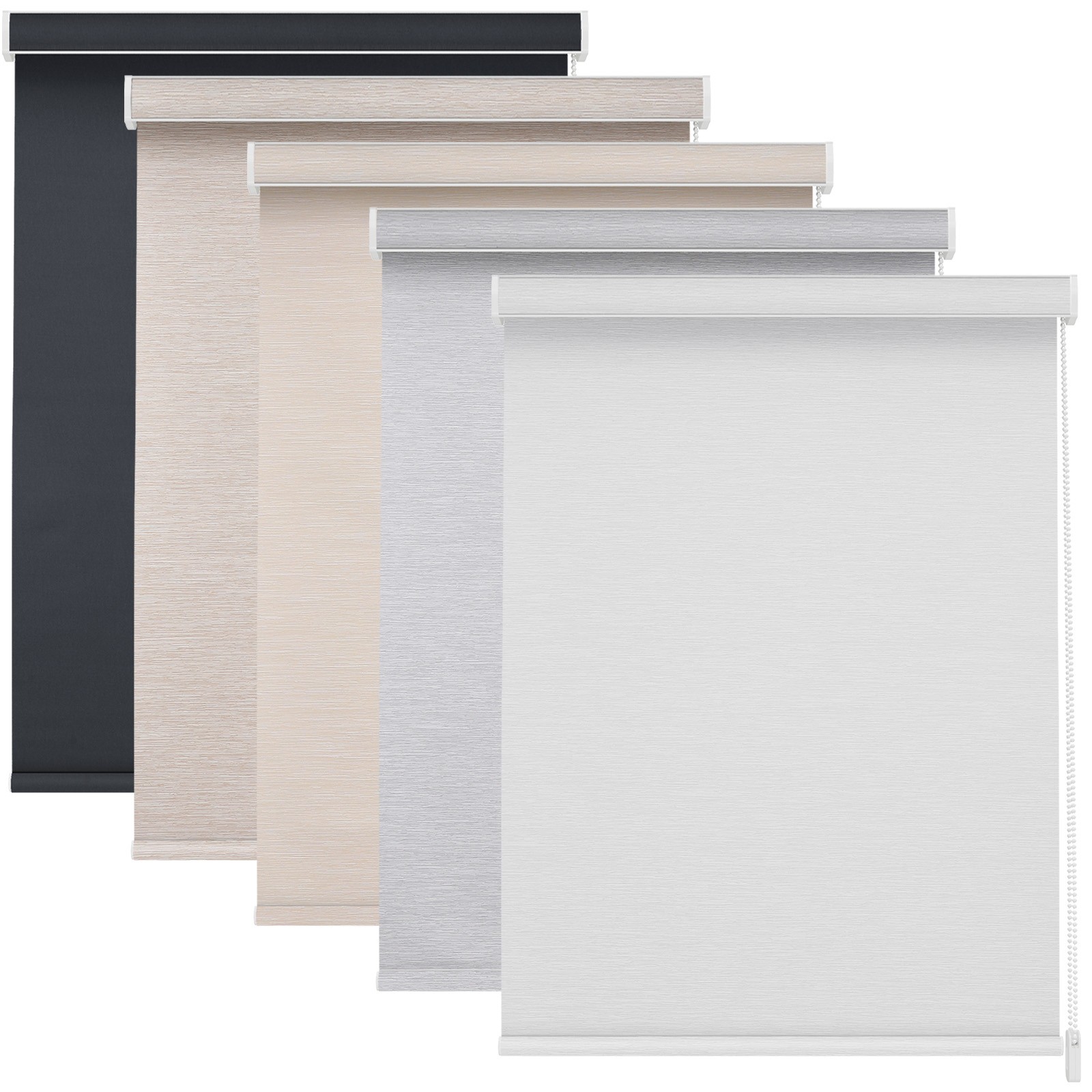 Changshade CUSTOM Blackout Window Blinds Roller Shades Room Darkening Curtain