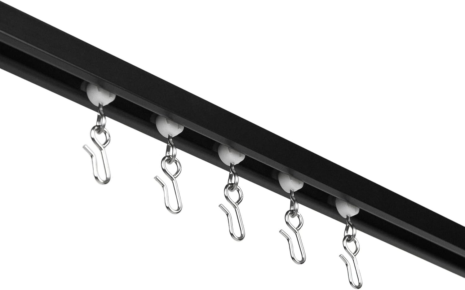 Curtain Track – Ceiling Mounted Curtain Rail for Curtains, Drapes, and Room Divi