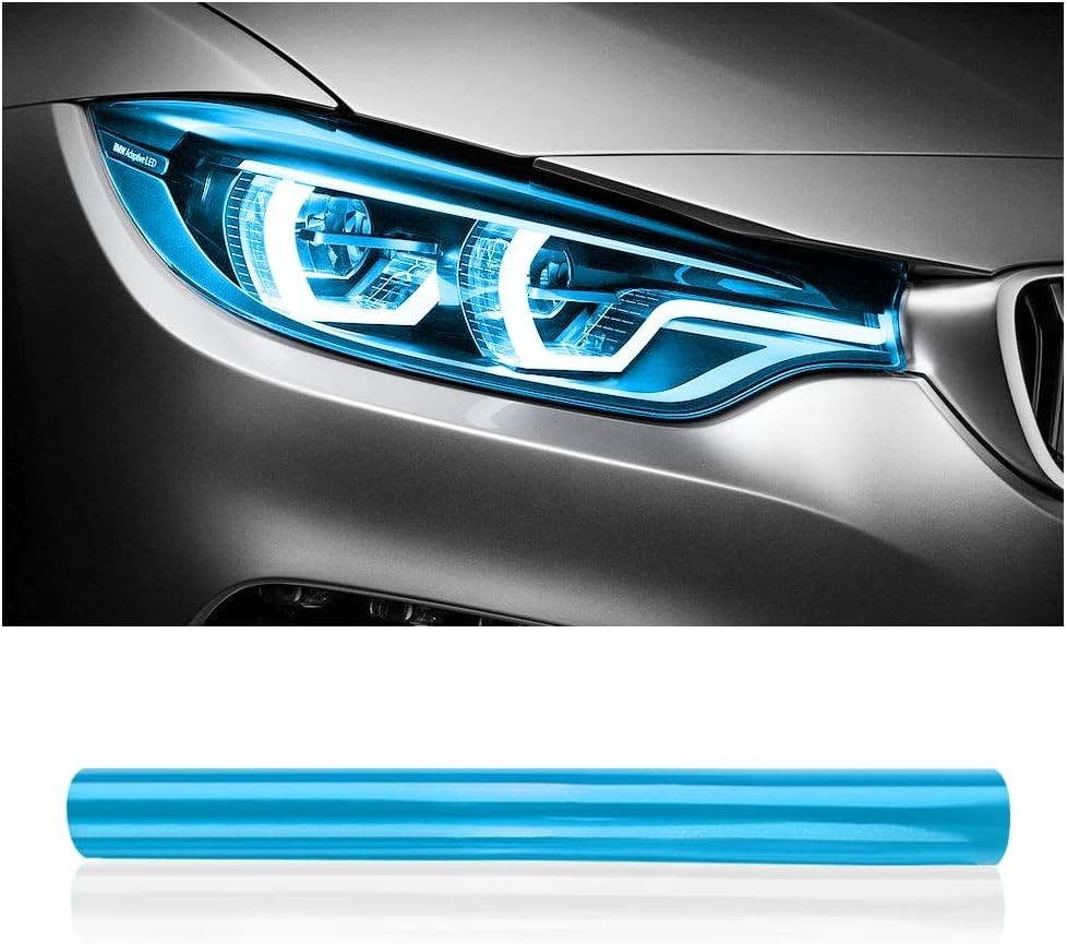 12×48 Inch Dark Blue Vinyl Tint Film – Protect & Decorate Your Lights
