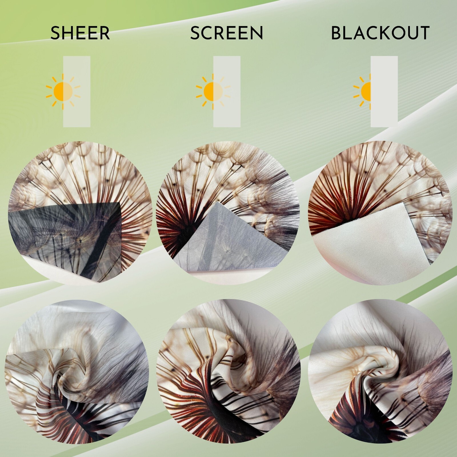 3D Photo Curtain Couple of White Horses Made to Measure