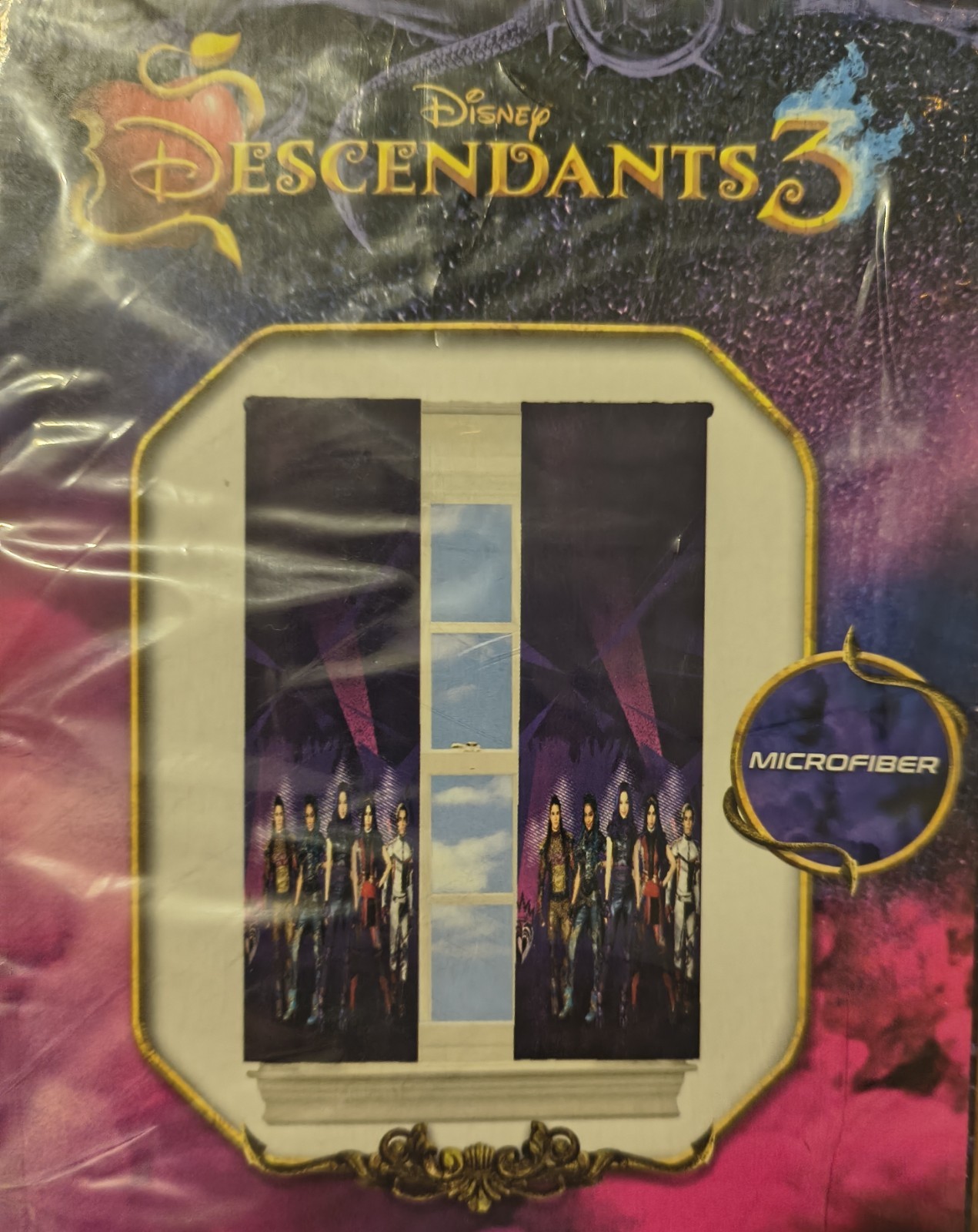 Disney Descendants 3 Too Bad Window Curtain Panels Drapes Set Of 2 Per Box
