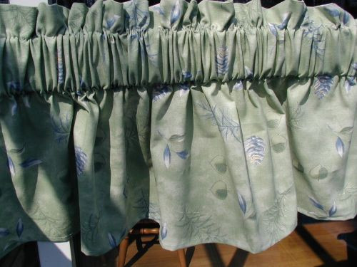 pfaltzgraff Arborwood Aspen 60″W x 13″L Valance 3″ rodpocket Special Made floral