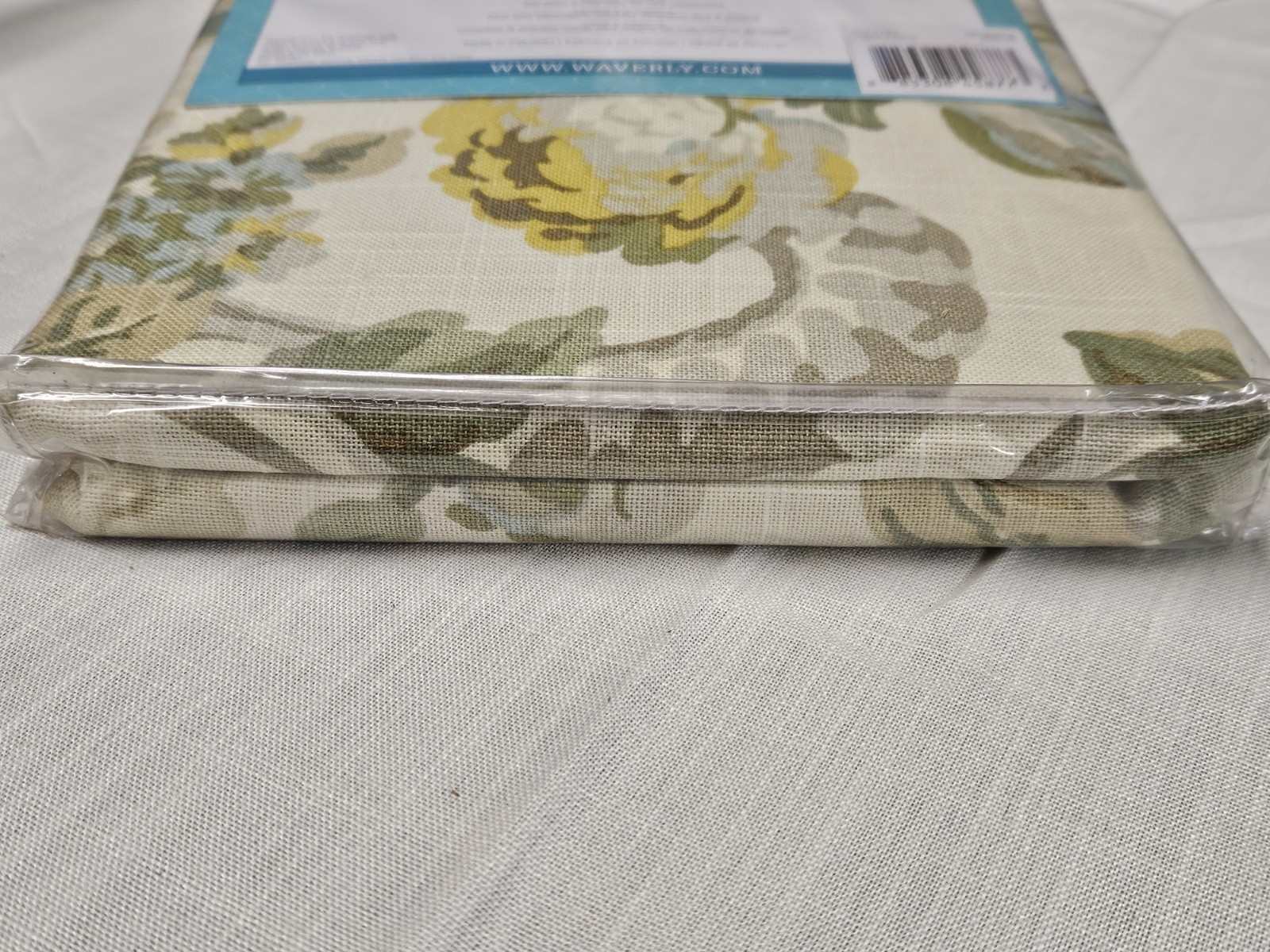 Waverly SPRING BLING Valance Cottagecore Farmhouse Floral 52×18 Blue Green Yello