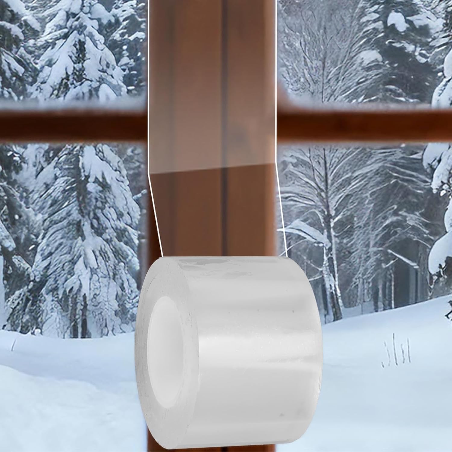 3× Cold Block Window Weather Sealing Tape Clear Insulation Caulk Doors Windows