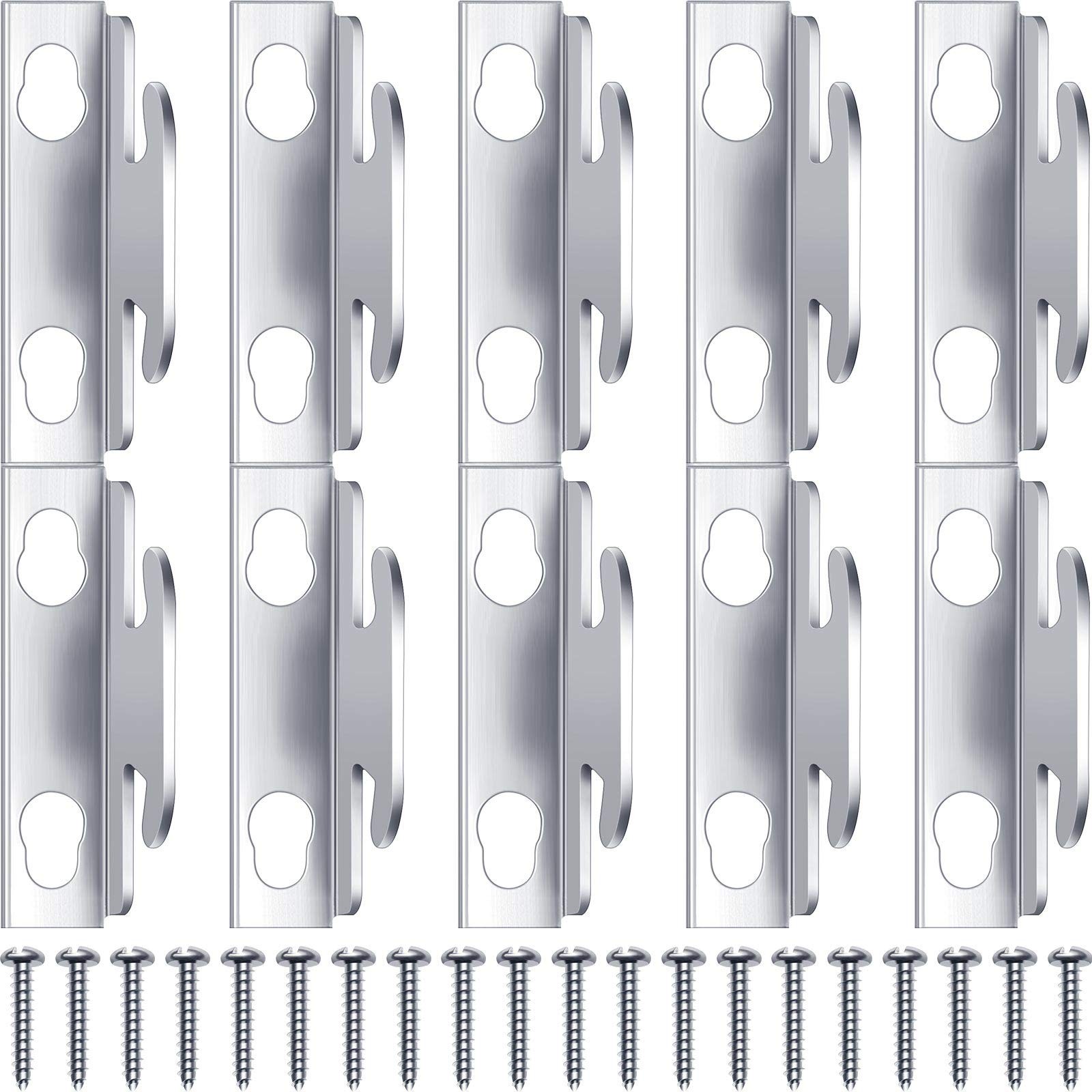 Funrous Curtain Rod Brackets & Hooks Accessories – Adjustable Sets with Screw…