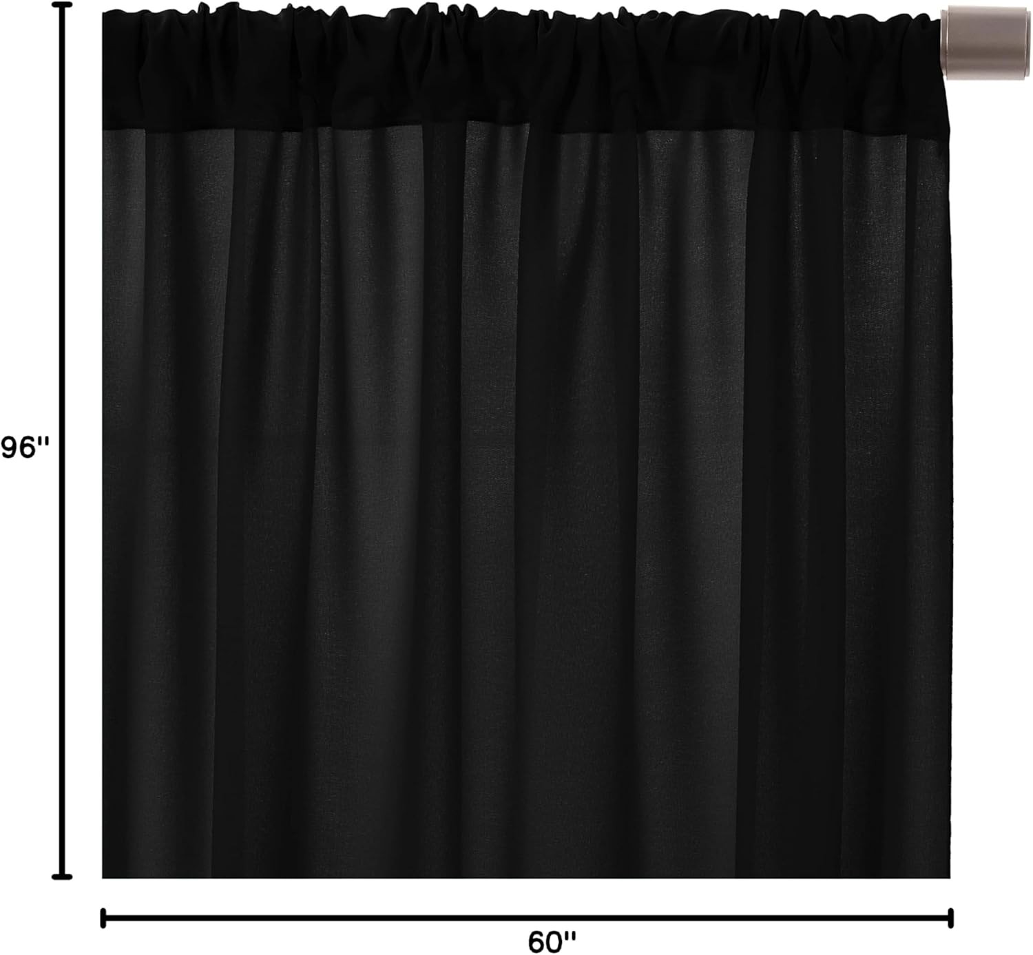 10 feet x 8 feet IFR Polyester Backdrop Drapes Curtains Panels W/ Rod Pockets