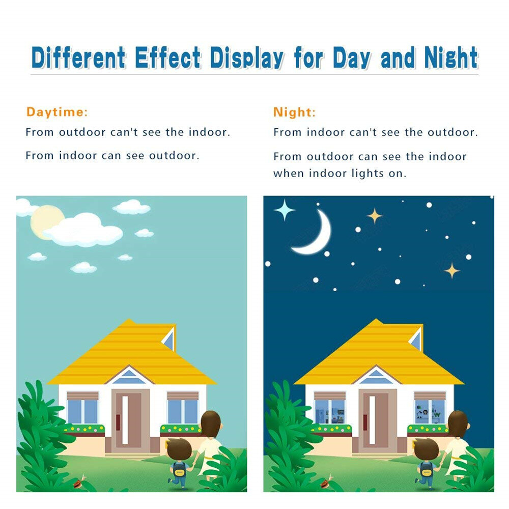 Window Tinting Reflective One Way Mirror Film Solar Anti UV Heat For Home Office
