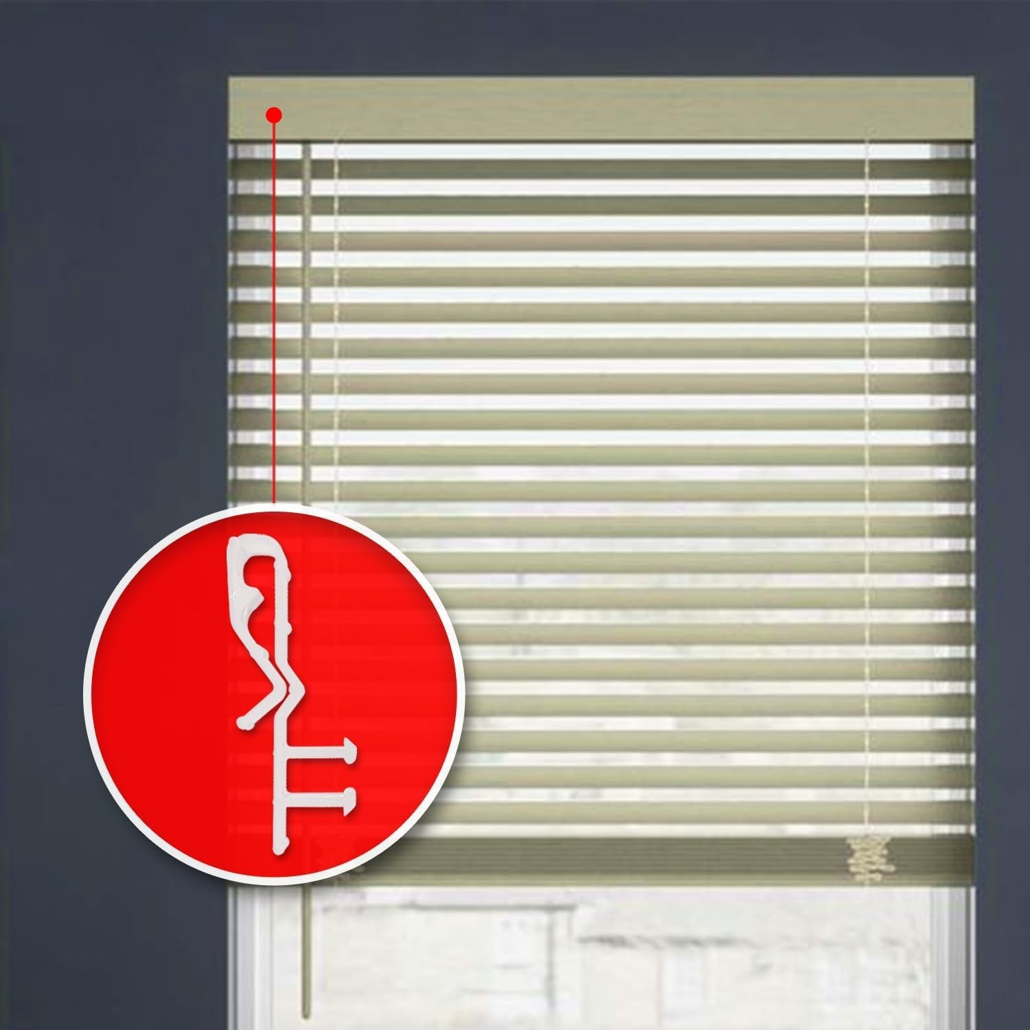 Versatile 10-Pack Clear Valance Clips – 2-Inch Plastic Brackets for Every Home