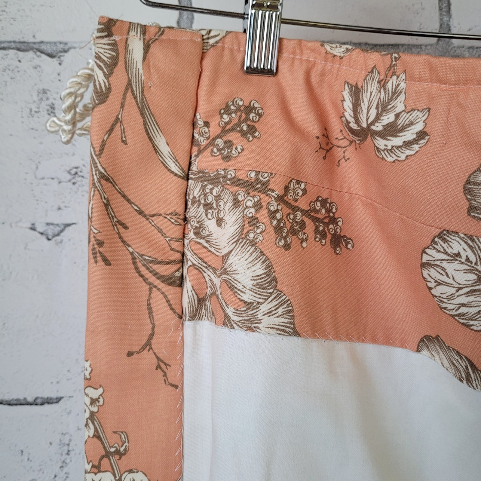 Custom Curtain 2 Panels Lined 107″ Long Drapery P Kaufmann Floradora 100% Cotton