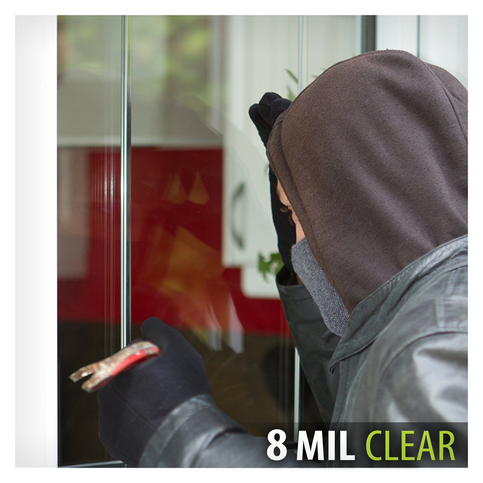 BDF S8MC Window Film Security and Safety Clear 8 Mil