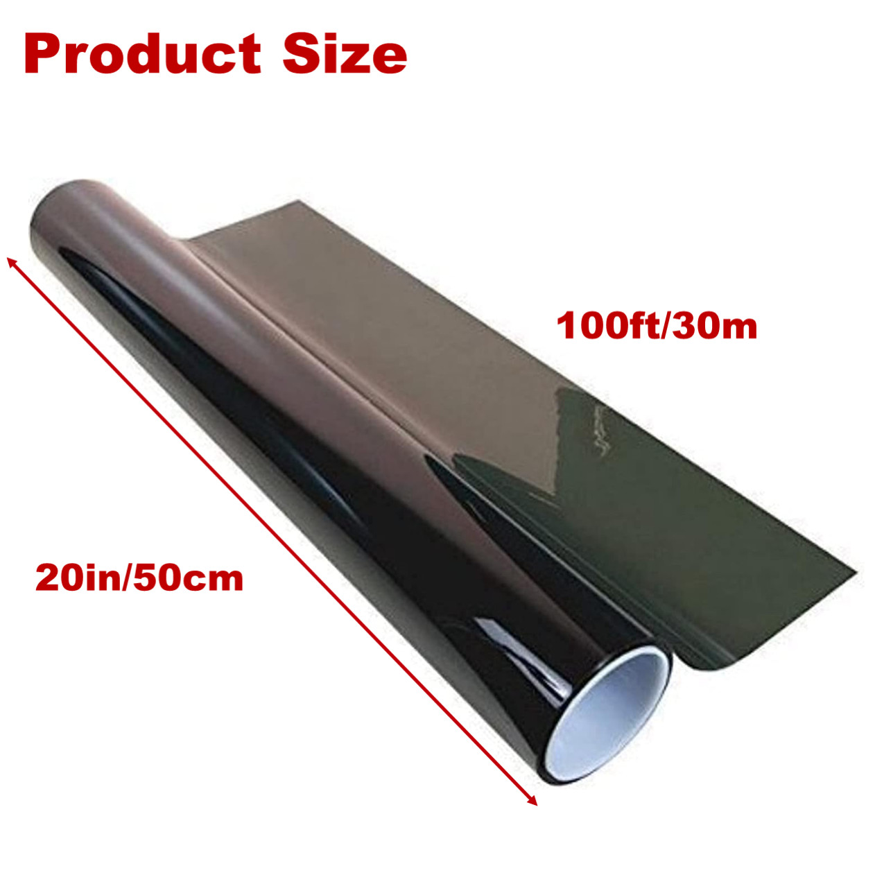 2Ply 20″x100′ 40″x100ft Window Tint Film Roll w/ Shades 5%,15%,20%,35%