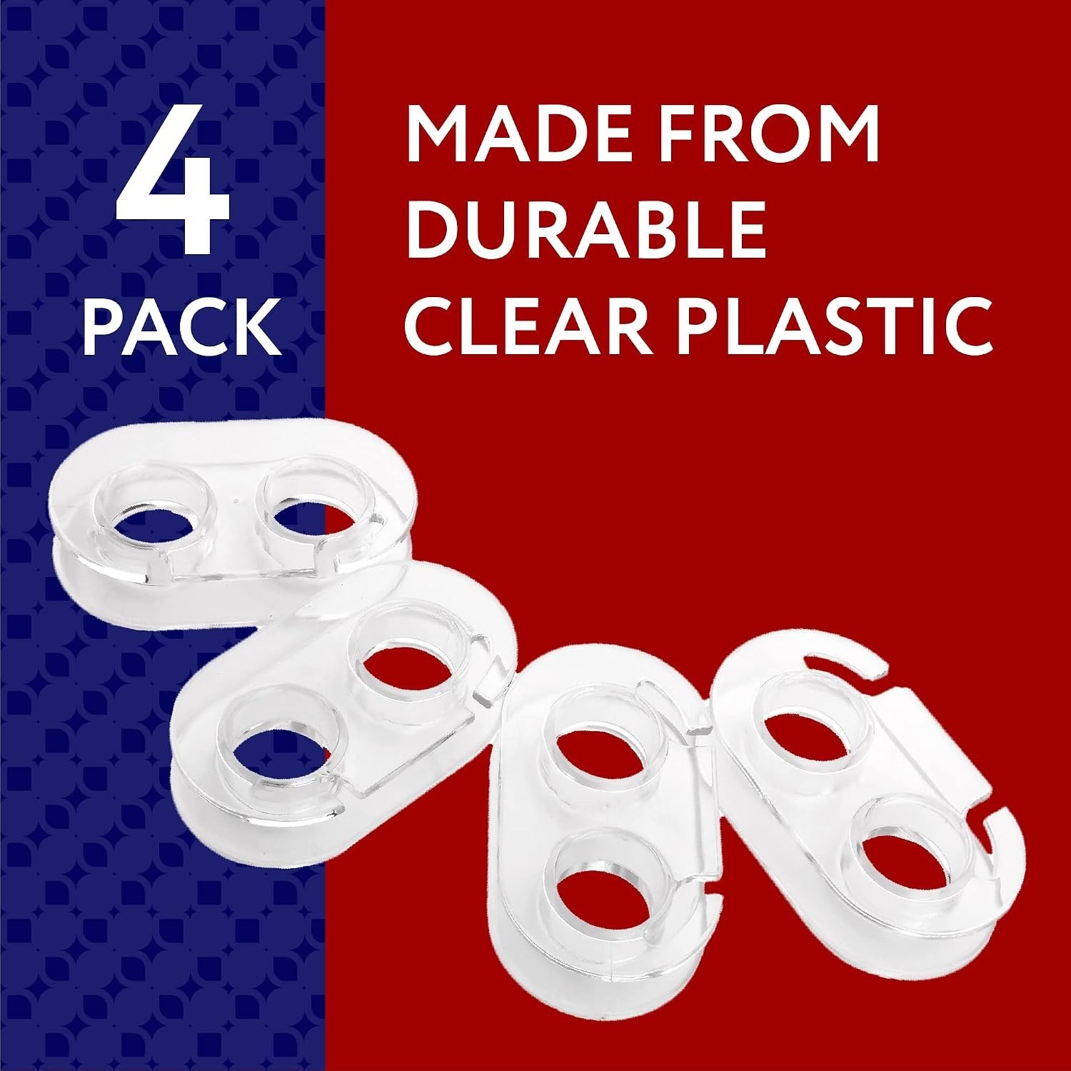 Window Shade Cord Winder – 4 Pack, Durable Plastic, Clear, Manage Heavy Blind…