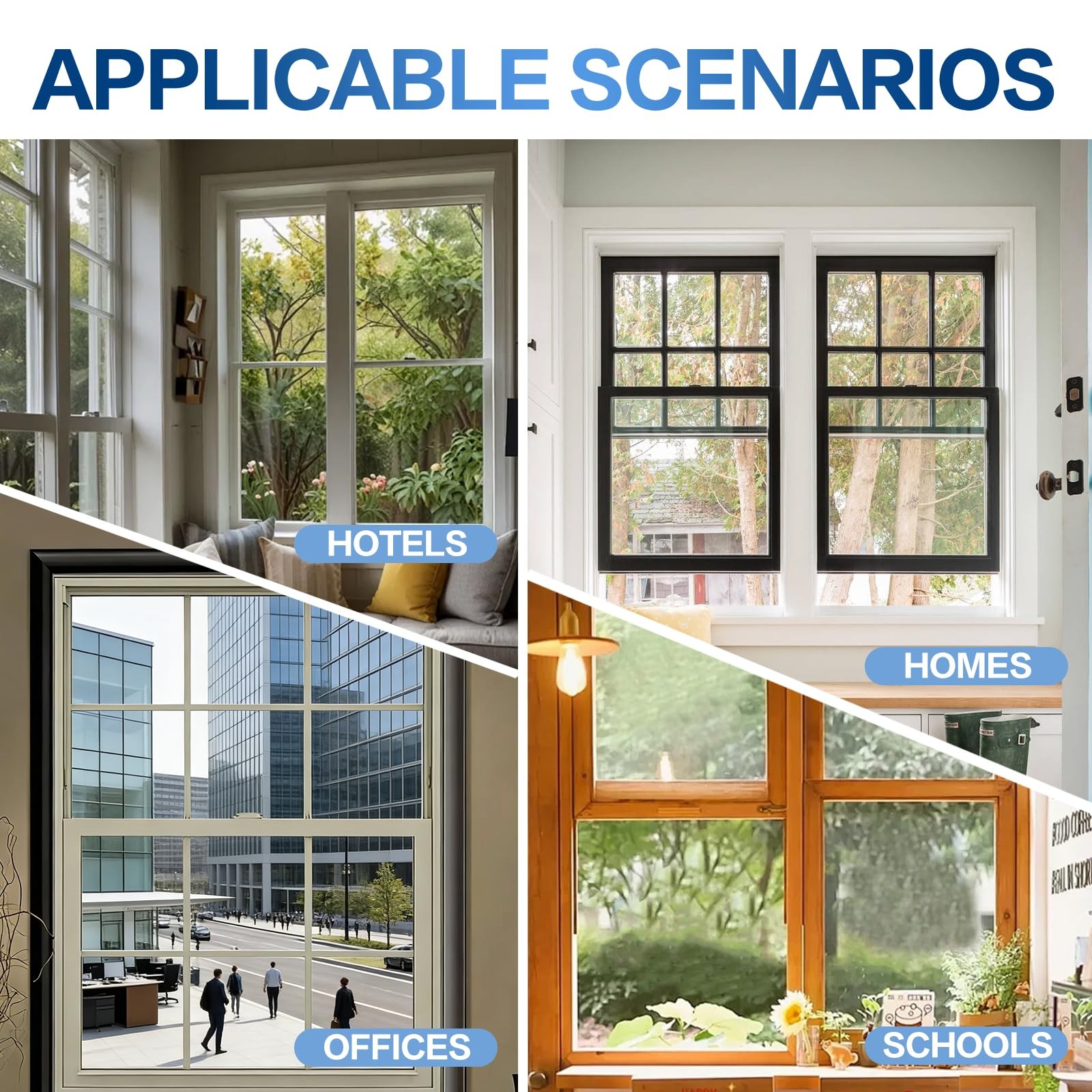 8 Pack Window Sash Vent Stops – Replacement for 1712 Snap-in Limit 1712-8 Pcs
