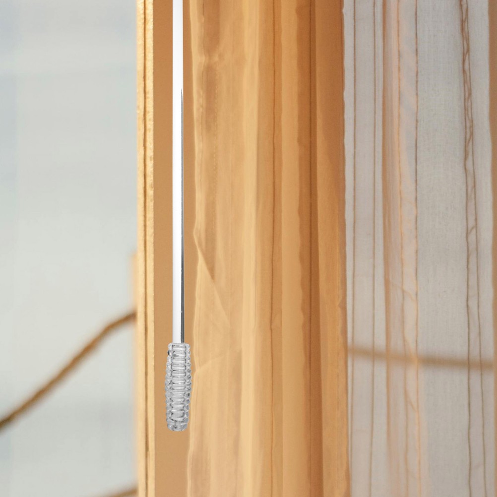 Blind Pulls Iron Transparent Office Use 1Pcs 22.01X0.79X0.79In