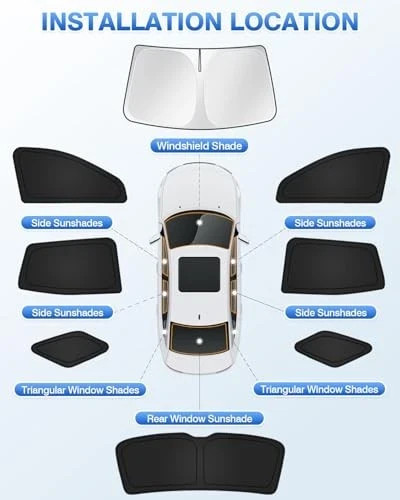 Sunshades for 2025 2026 Chevrolet/Chevy Equinox Accessories Chevy Equinox 2025