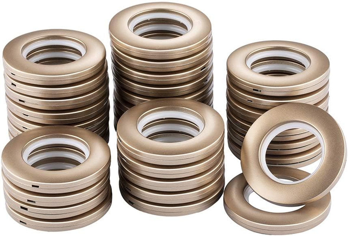 32 Pack Curtain Grommets, Inner Diameter 1-9/16″(40Mm) Curtain Eyelet Rings Nano